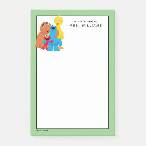 Sesame Street  Group Hug  Add Your Name Post_it Notes