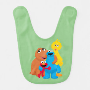 Sesame Street   Group Hug Baby Bib