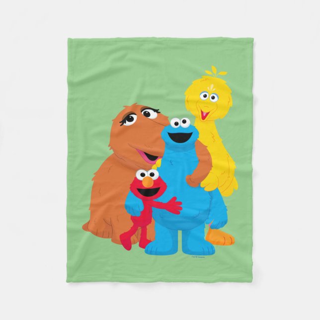 Sesame Street | Group Hug Fleece Blanket (Front)