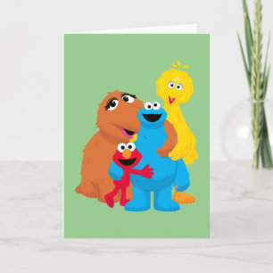 Sesame Street Group Hug Holiday Card