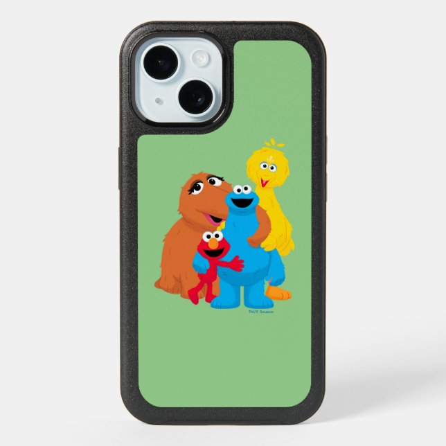 Sesame Street | Group Hug iPhone 15 Case (Back)