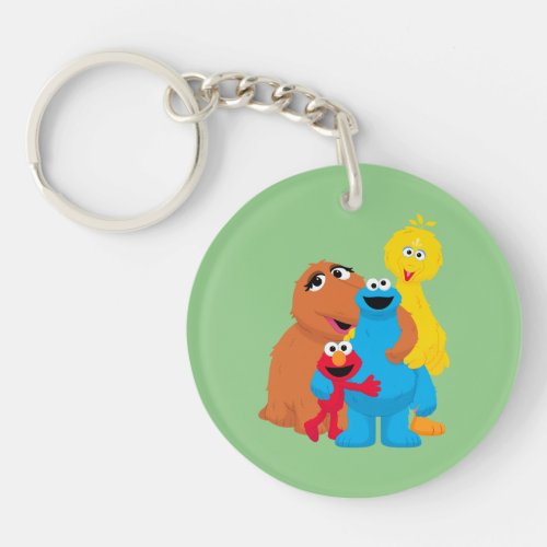 Sesame Street  Group Hug Keychain