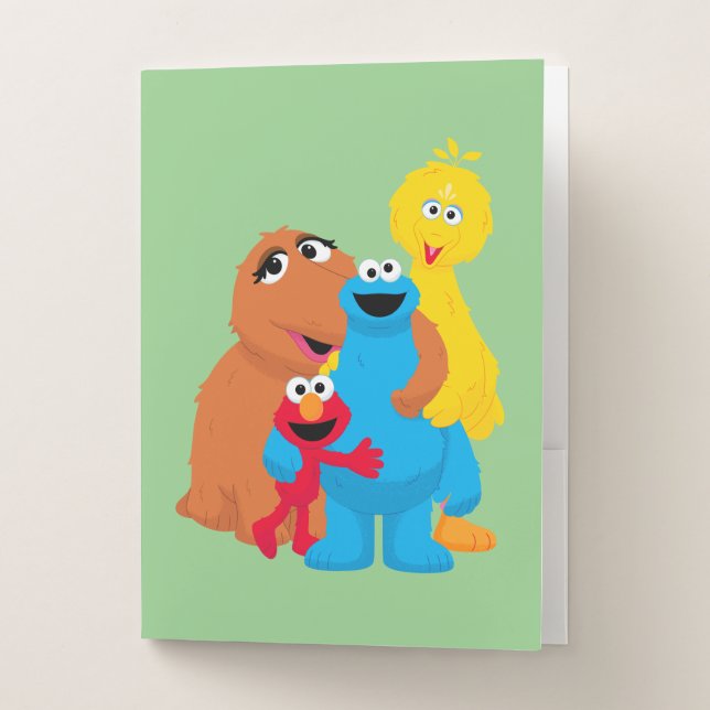 Sesame Street | Group Hug Pocket Folder (Front)