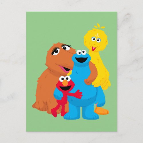 Sesame Street  Group Hug Postcard