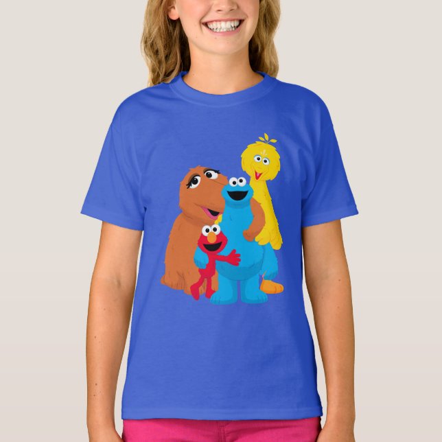 Sesame Street | Group Hug T-Shirt (Front)