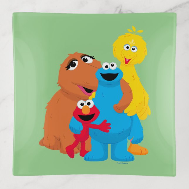 Sesame Street | Group Hug Trinket Tray (Front)