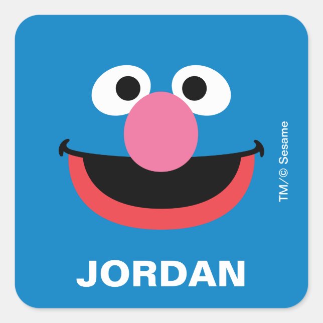 Sesame Street Grover - Back to School Labels (Front)