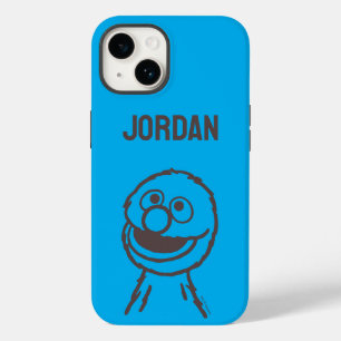 Sesame Street Grover Bright Add Your Name Case-Mate iPhone 14 Case
