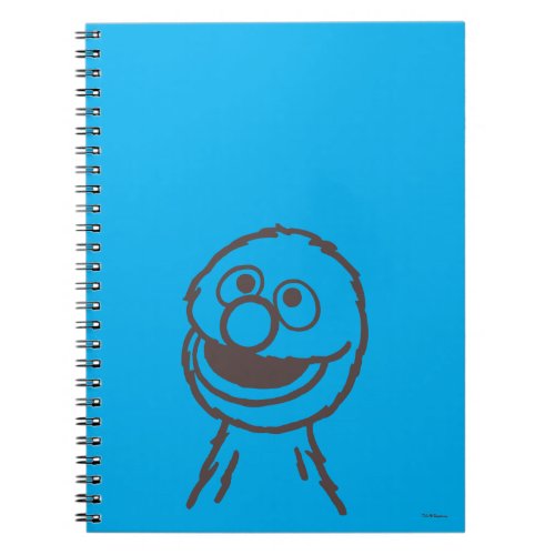 Sesame Street  Grover Bright Notebook