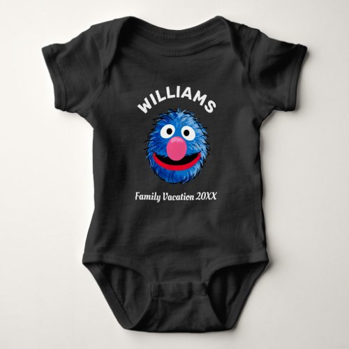 Sesame Street  Grover Family Vacation Baby Bodysuit