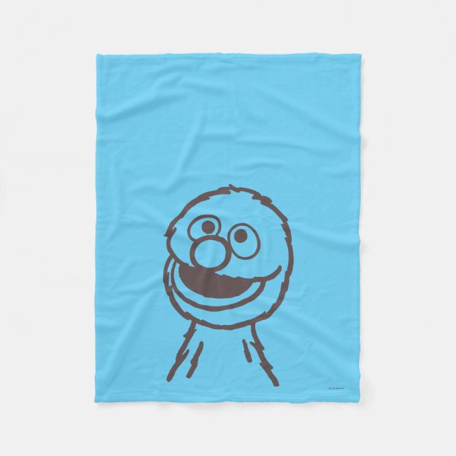Sesame Street | Grover Fleece Blanket (Front)