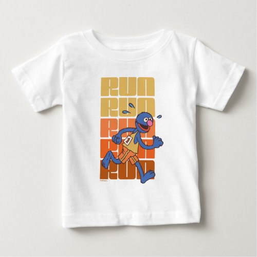 Sesame Street  Grover Runs Baby T_Shirt