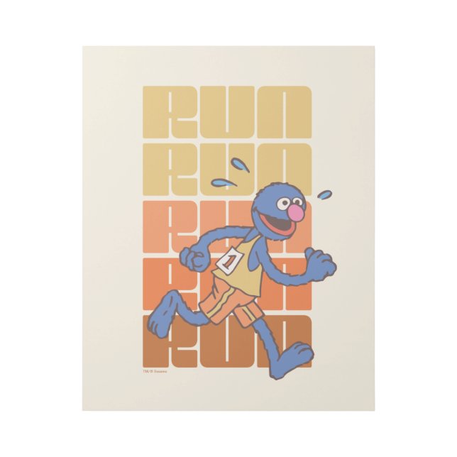 Sesame Street | Grover Runs Gallery Wrap (Front)