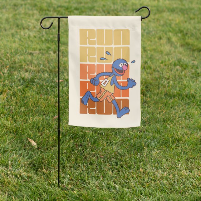 Sesame Street | Grover Runs Garden Flag (In SItu)