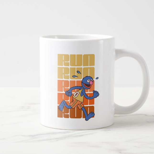 Sesame Street | Grover Runs Giant Coffee Mug (Right)