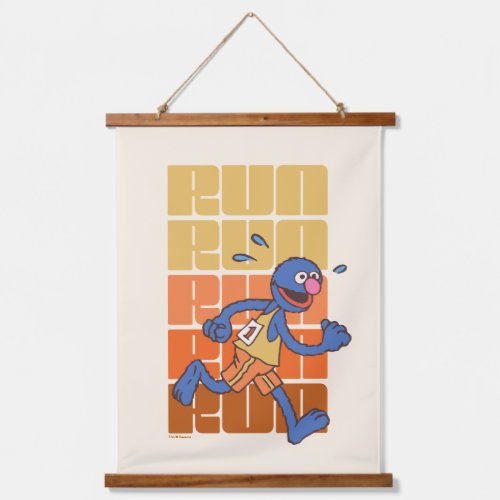 Sesame Street  Grover Runs Hanging Tapestry