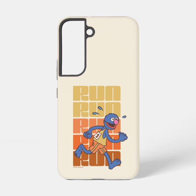 Sesame Street | Grover Runs Samsung Galaxy Case (Back)