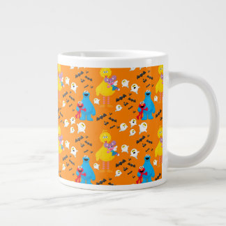 Sesame Street Halloween Bats & Ghosts Pattern Giant Coffee Mug