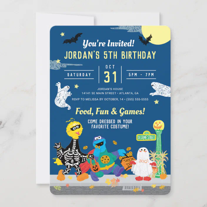 Elmo Turns One 8 Postcard Invitations 1st Birthday Party Sesame Street 