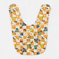 Sesame Street Halloween Checkered Pattern
