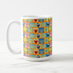 Sesame Street Hanukkah Pattern Coffee Mug<br><div class="desc">Celebrate the joy of Hanukkah with this delightful Sesame Street-themed pattern graphic! Featuring beloved characters like Abby Cadabby, Grover, Cookie Monster, Elmo, and Big Bird, alongside traditional Hanukkah symbols such as colorful dreidels and bright menorahs, this design captures the festive spirit of the holiday. The cheerful combination of blue, yellow,...</div>