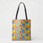 Sesame Street Hanukkah Pattern Tote Bag<br><div class="desc">Celebrate the joy of Hanukkah with this delightful Sesame Street-themed pattern graphic! Featuring beloved characters like Abby Cadabby, Grover, Cookie Monster, Elmo, and Big Bird, alongside traditional Hanukkah symbols such as colorful dreidels and bright menorahs, this design captures the festive spirit of the holiday. The cheerful combination of blue, yellow,...</div>