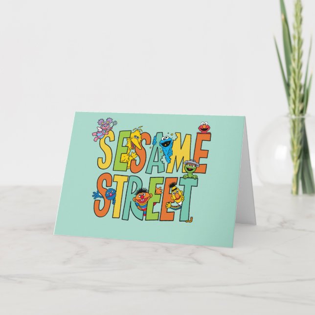 Sesame Street | Happy Birthday Card (Front)