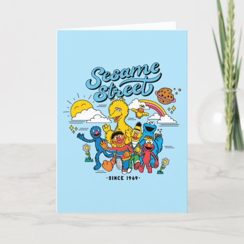 Sesame Street  Happy Birthday Holiday Card