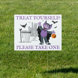 Sesame Street Happy Halloween - Treat Yourself Sign