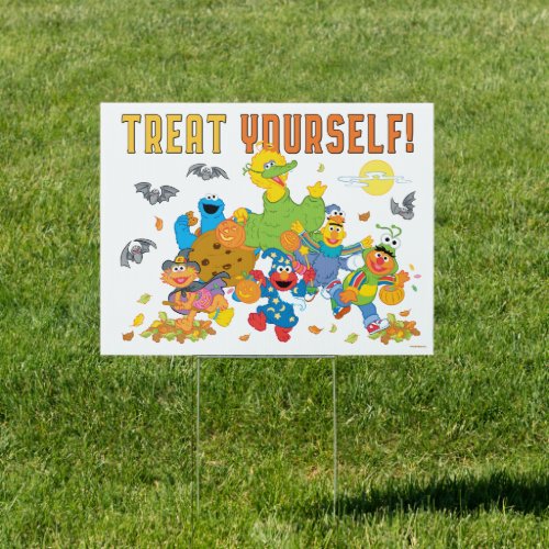 Sesame Street  Happy Halloween _ Treat Yourself Sign