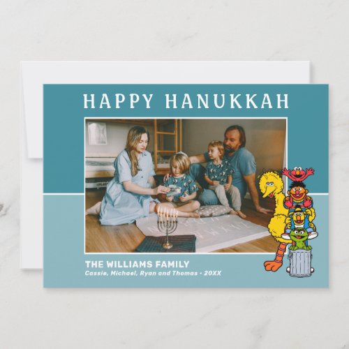 Sesame Street  Happy Hanukkah Holiday Card