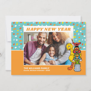 Sesame Street Happy New Year Holiday Card