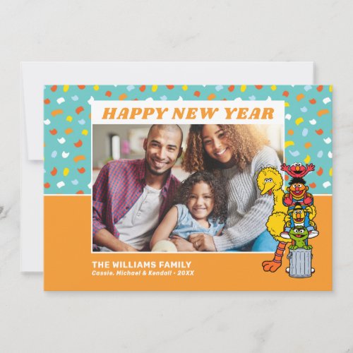 Sesame Street  Happy New Year Holiday Card