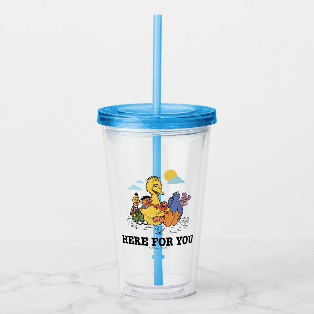Sesame Street | Here For You Acrylic Tumbler (Front)