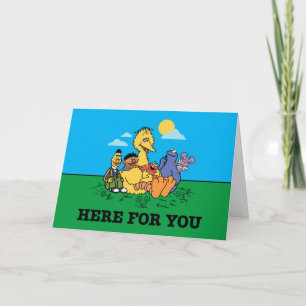 Sesame Street Here For You Holiday Card