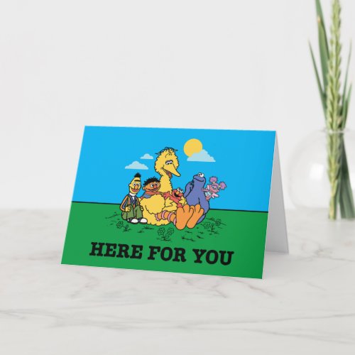 Sesame Street  Here For You Holiday Card