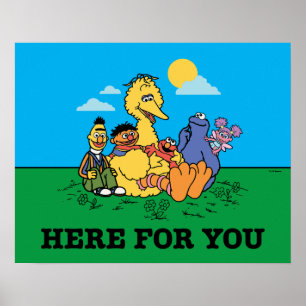 Sesame Street Here For You Poster
