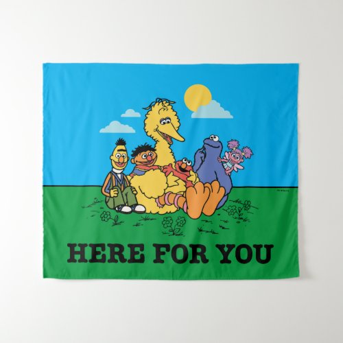 Sesame Street  Here For You Tapestry