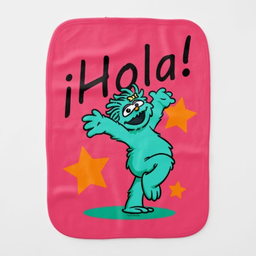 Sesame Street  Hola Rosita Baby Burp Cloth