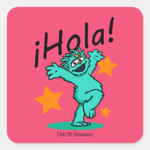 Sesame Street ¡Hola! Rosita Square Sticker