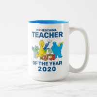 Sesame Street | Homeschool Teacher of the Year Two-Tone Coffee Mug