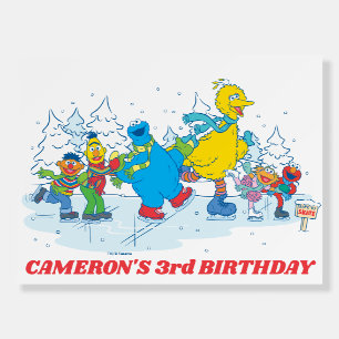 Sesame Street   Ice Skating Friends Foam Boards
