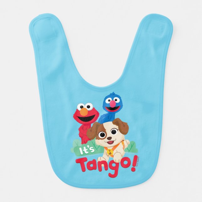 Sesame Street | It's Tango With Elmo & Grover Baby Bib (Front)