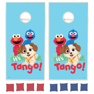 Sesame Street It's Tango With Elmo & Grover Cornhole Set