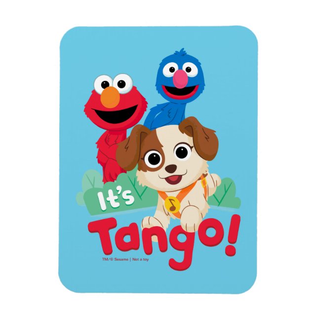 Sesame Street | It's Tango With Elmo & Grover Magnet (Vertical)