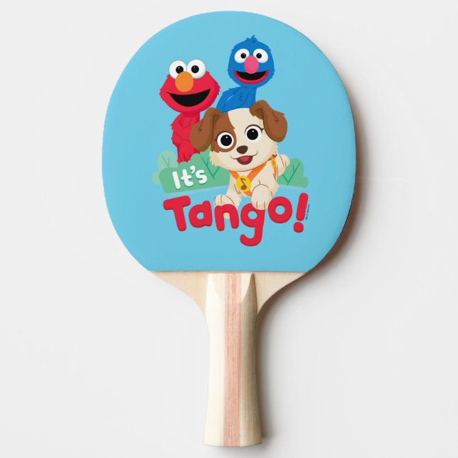 Sesame Street | It's Tango With Elmo & Grover Ping Pong Paddle (Front)