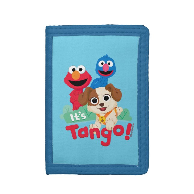 Sesame Street | It's Tango With Elmo & Grover Trifold Wallet (Front Vertical)