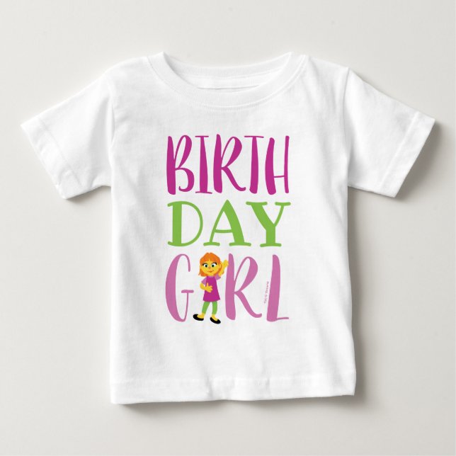 Sesame Street | Julia - Birthday Girl Baby T-Shirt (Front)