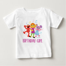Sesame Street | Julia, Elmo & Abby - Birthday Baby T-Shirt