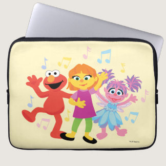 Sesame Street | Julia, Elmo & Abby Dancing Laptop Sleeve